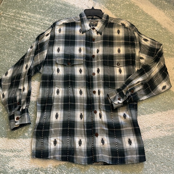 Vintage Express Jeans Rayon Shirt - Picture 1 of 7